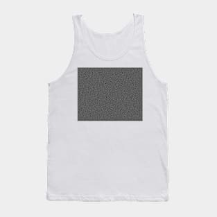 Black Mezzotint Effect #black #homedecor #abstract #art Tank Top